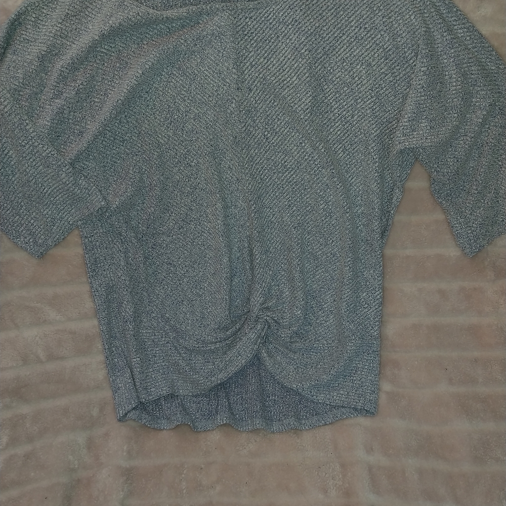 Absolutely Famous Gray Crew Neck Sweater
